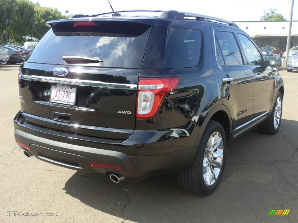 2012 Explorer XLT 4WD - Black / Charcoal Black photo #7