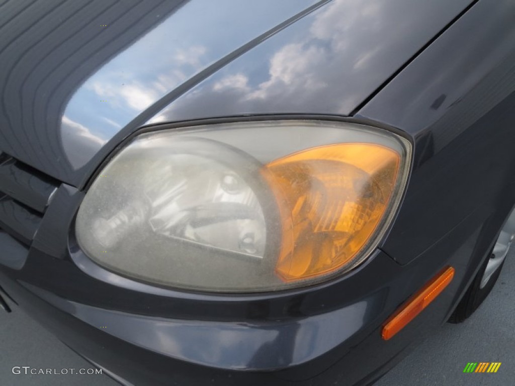 2005 Accent GLS Sedan - Stormy Gray / Gray photo #8