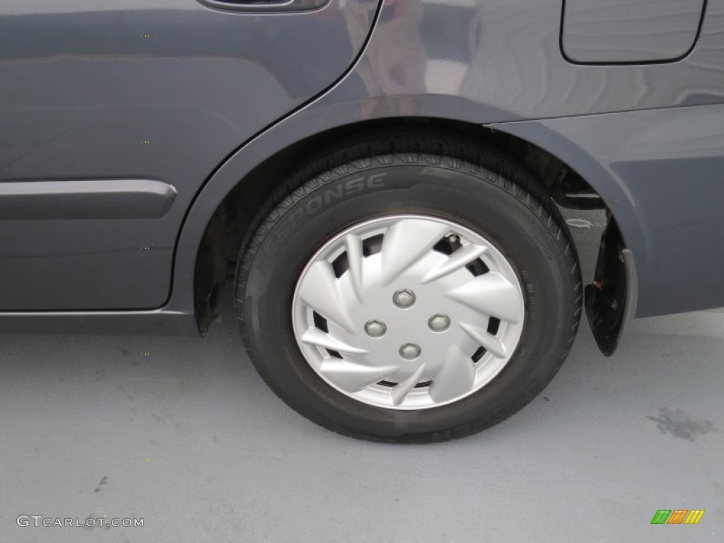 2005 Accent GLS Sedan - Stormy Gray / Gray photo #10