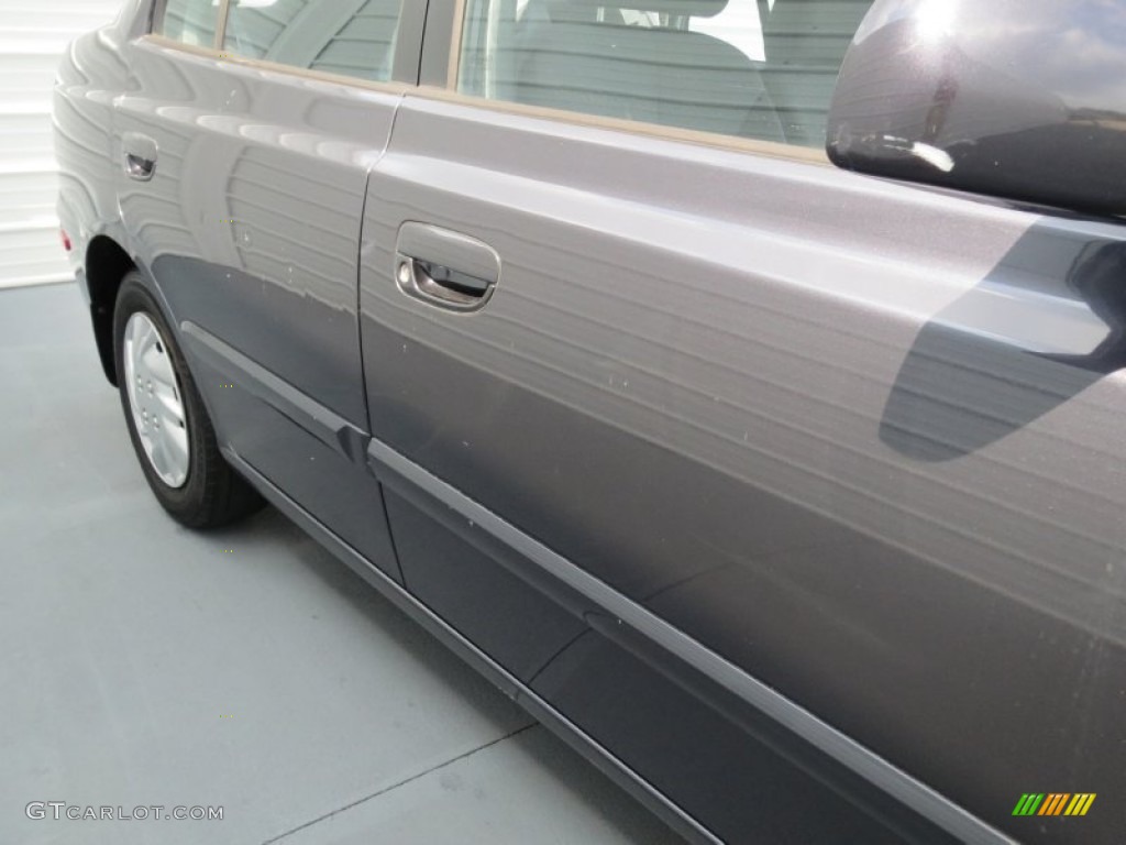 2005 Accent GLS Sedan - Stormy Gray / Gray photo #15