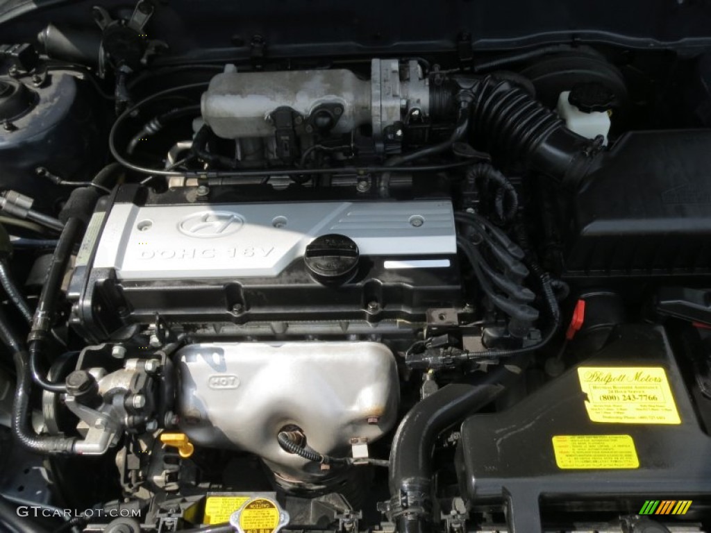 2005 Accent GLS Sedan - Stormy Gray / Gray photo #23
