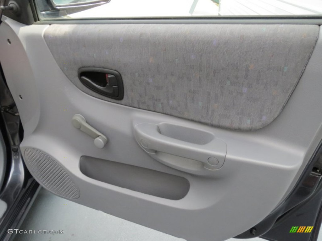 2005 Accent GLS Sedan - Stormy Gray / Gray photo #24