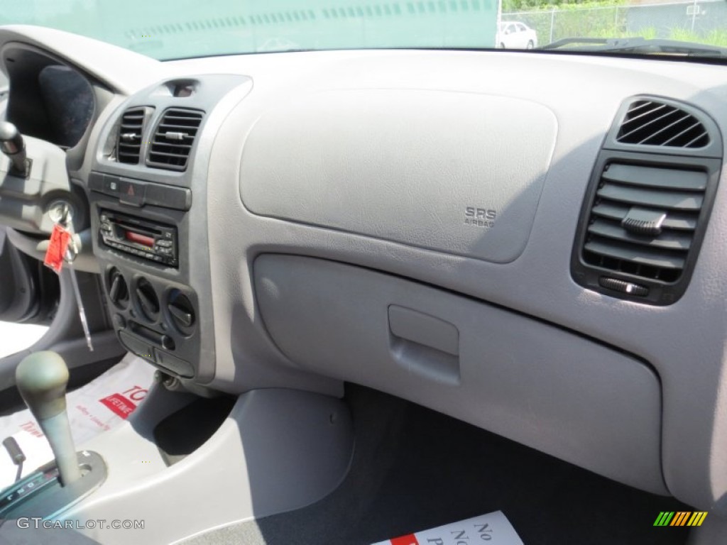 2005 Accent GLS Sedan - Stormy Gray / Gray photo #25