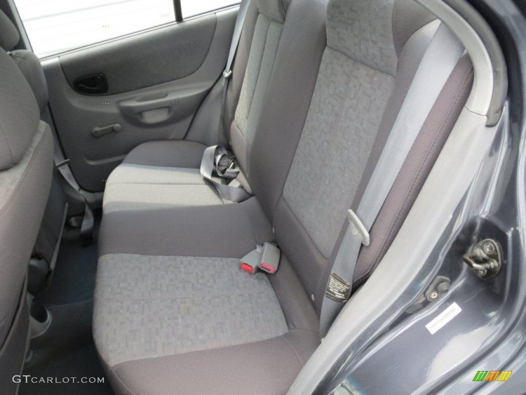2005 Accent GLS Sedan - Stormy Gray / Gray photo #31