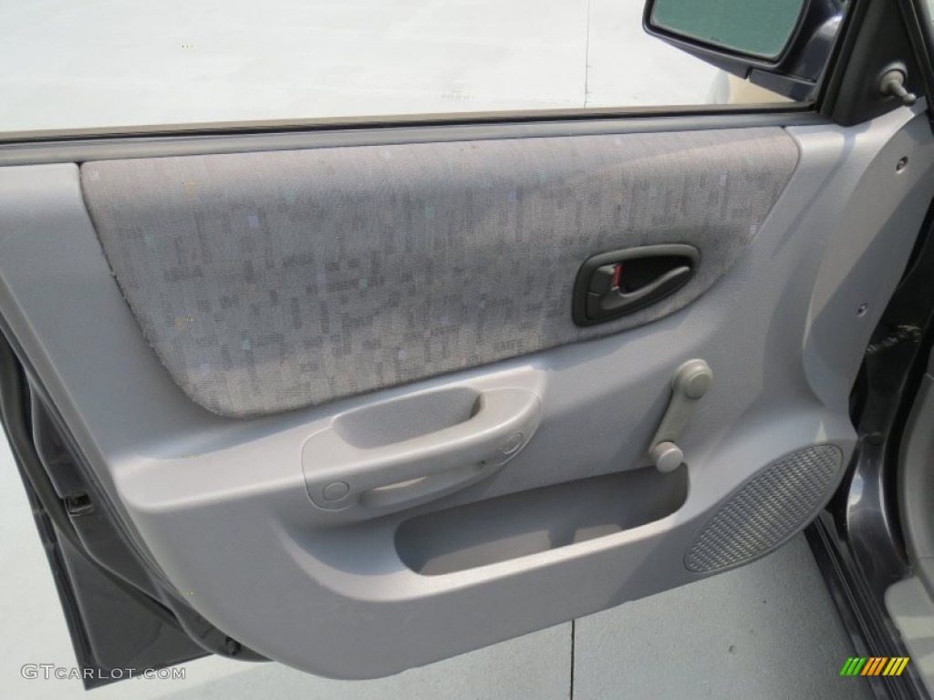 2005 Accent GLS Sedan - Stormy Gray / Gray photo #32