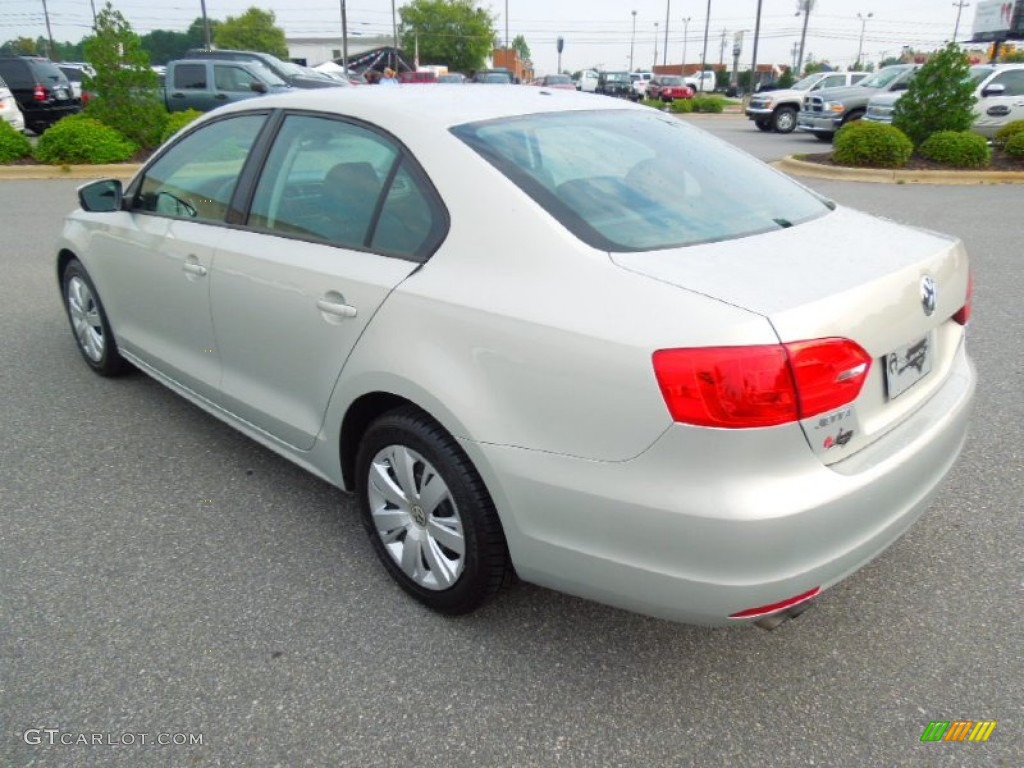 2012 Jetta SE Sedan - Moonrock Silver Metallic / Titan Black photo #5