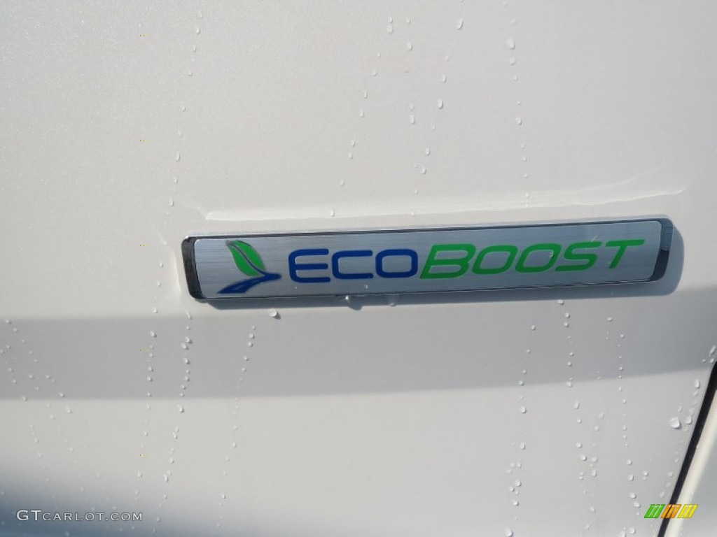 2013 Explorer XLT EcoBoost - White Platinum Tri-Coat / Charcoal Black photo #13