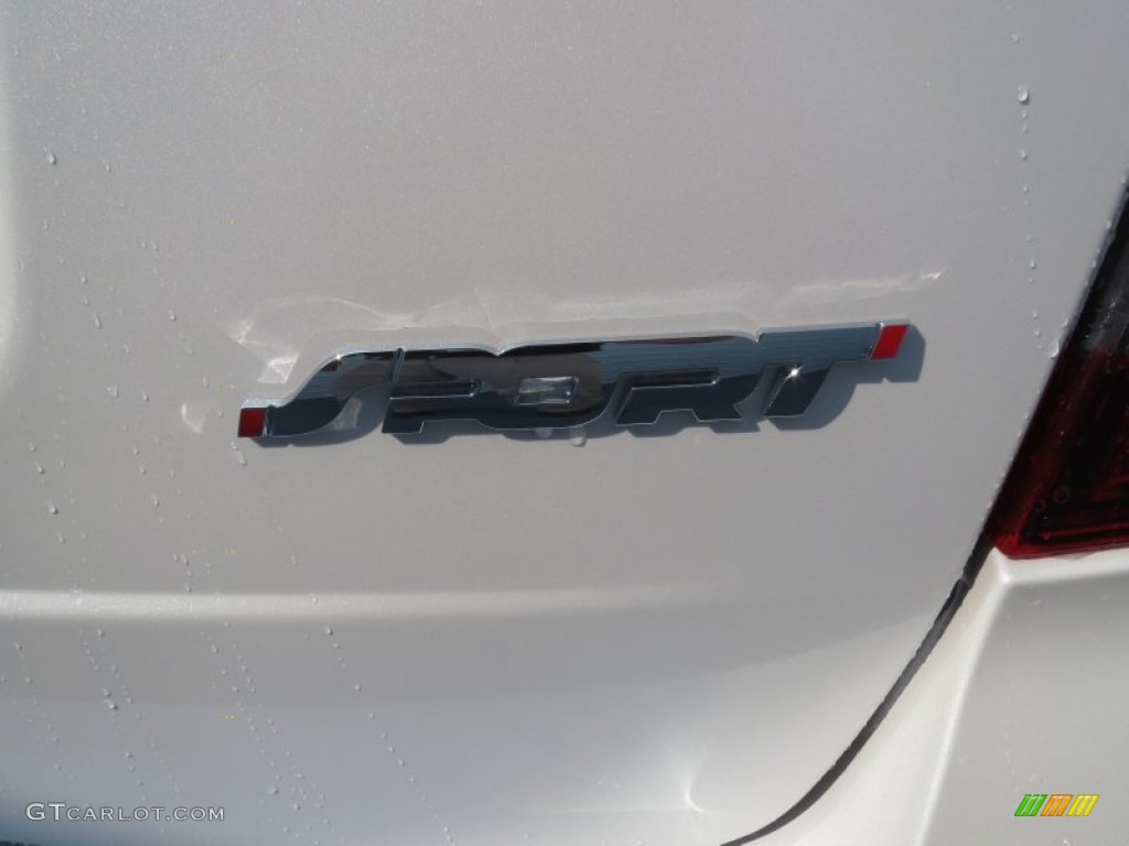 2013 Edge Sport - White Platinum Tri-Coat / Charcoal Black/Liquid Silver Smoke Metallic photo #12