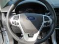 Charcoal Black/Liquid Silver Smoke Metallic 2013 Ford Edge Sport Steering Wheel
