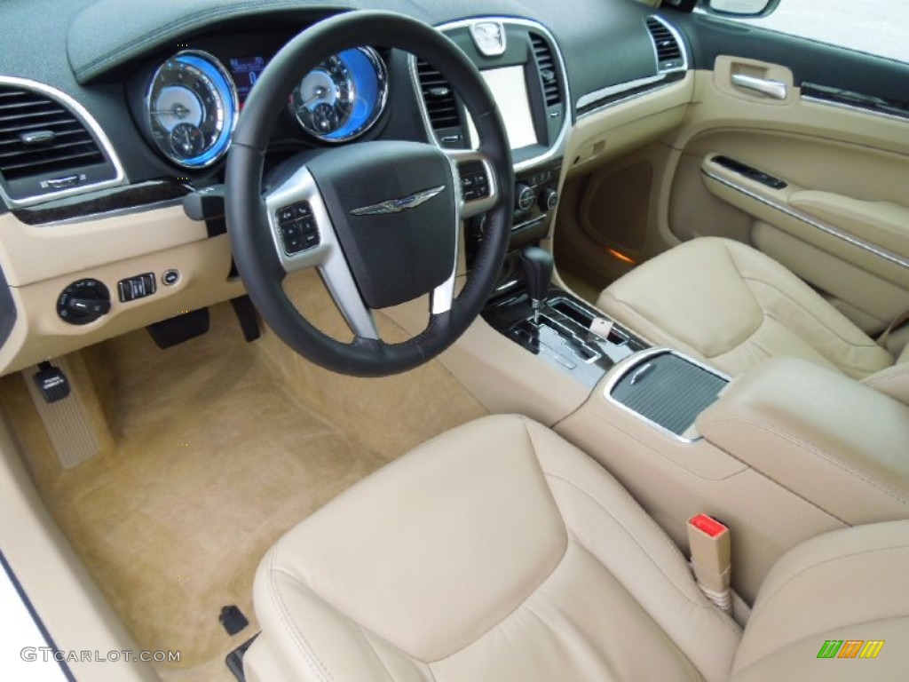 Black/Light Frost Beige Interior 2011 Chrysler 300 Limited Photo #69779347