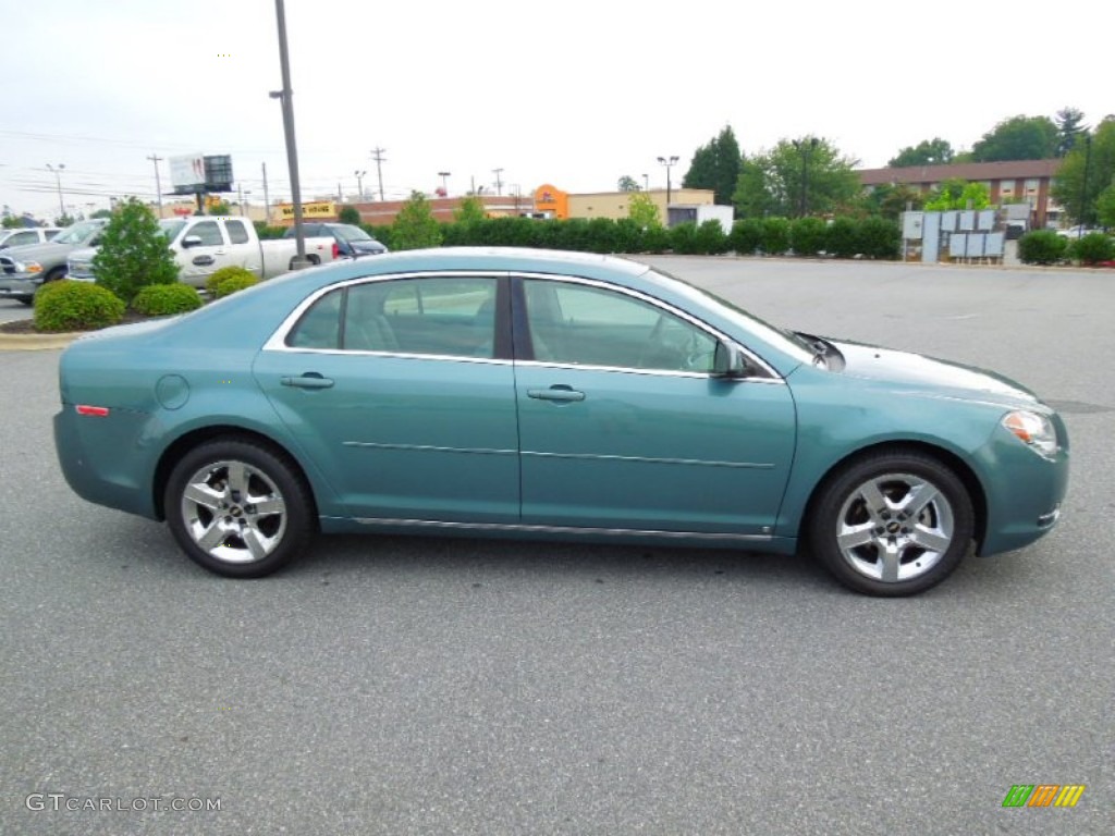 Silver Moss Metallic 2009 Chevrolet Malibu LT Sedan Exterior Photo #69779380