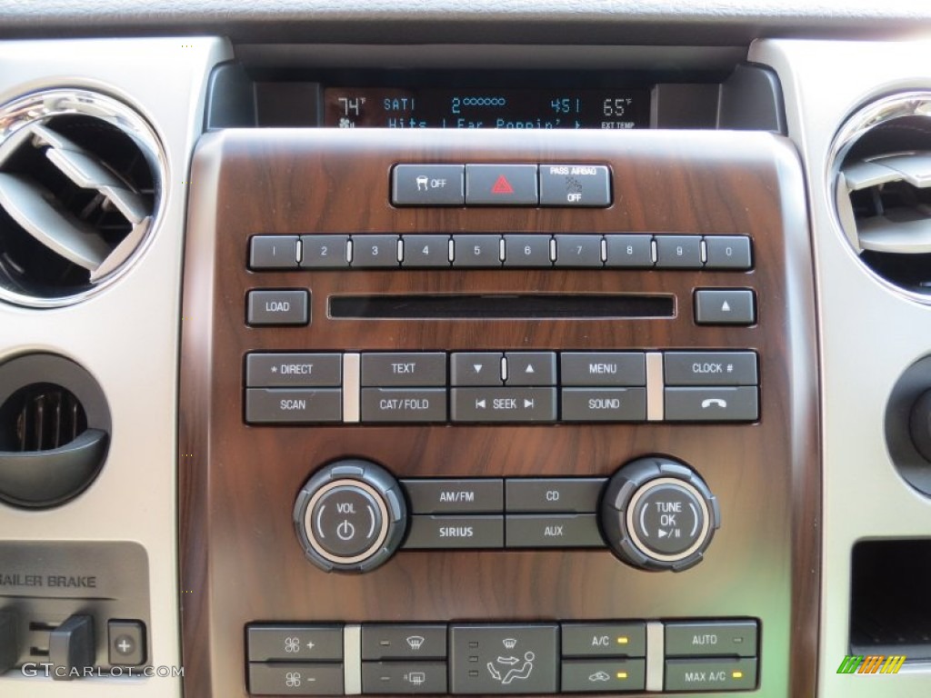 2012 Ford F150 Lariat SuperCrew Controls Photo #69779893