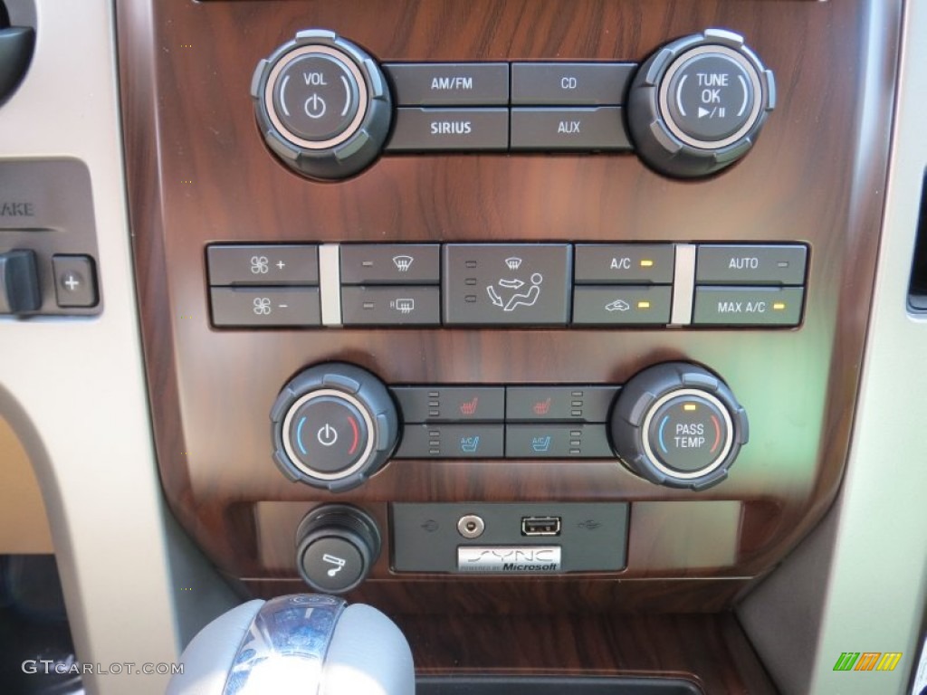 2012 Ford F150 Lariat SuperCrew Controls Photo #69779902