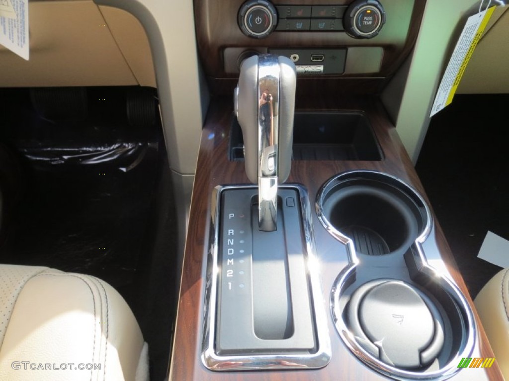 2012 Ford F150 Lariat SuperCrew 6 Speed Automatic Transmission Photo #69779920