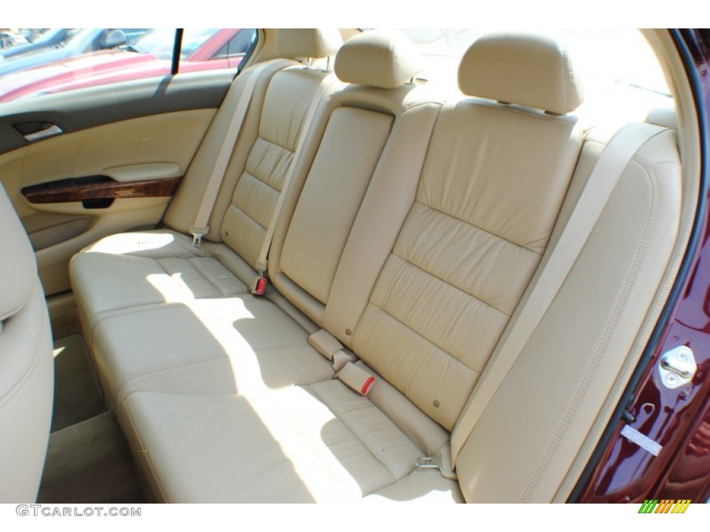Ivory Interior 2009 Honda Accord EX-L V6 Sedan Photo #69780016