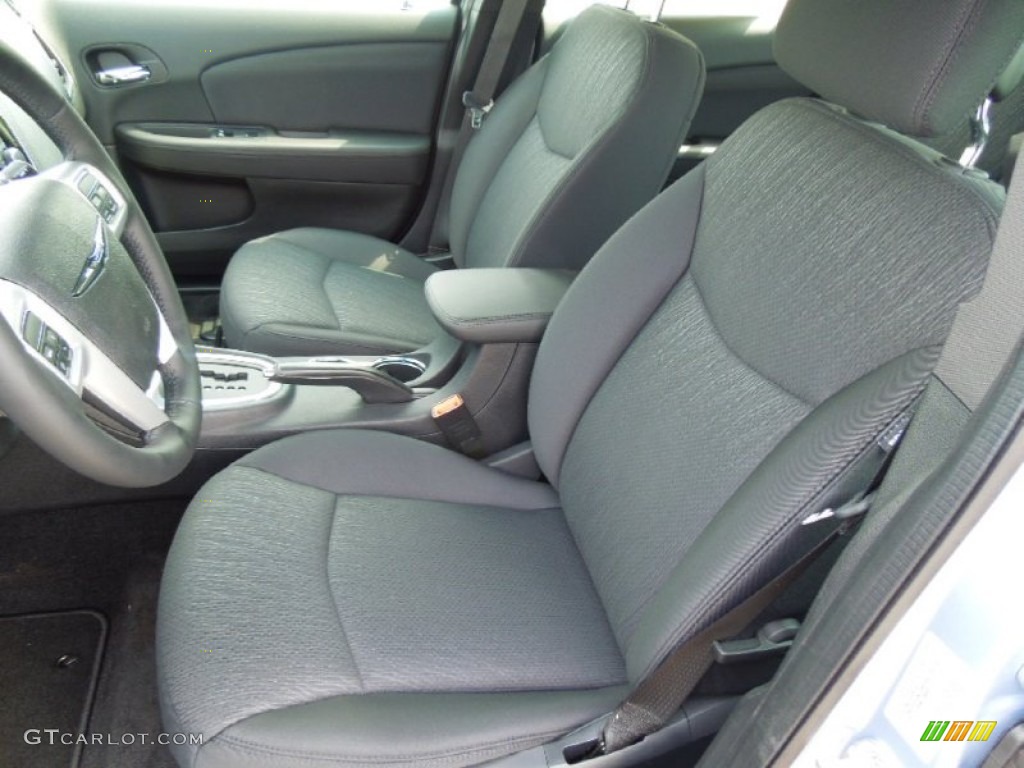 Black Interior 2013 Chrysler 200 Touring Sedan Photo #69780130