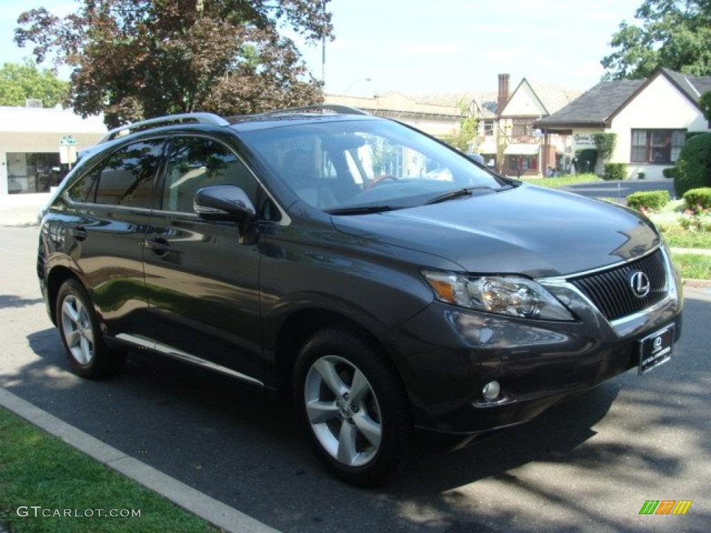 2010 RX 350 AWD - Truffle Brown Mica / Black/Brown Walnut photo #3