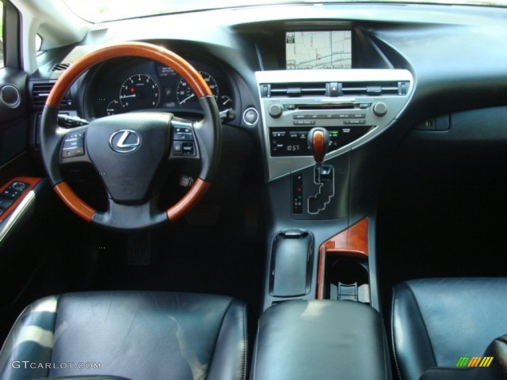 2010 RX 350 AWD - Truffle Brown Mica / Black/Brown Walnut photo #9