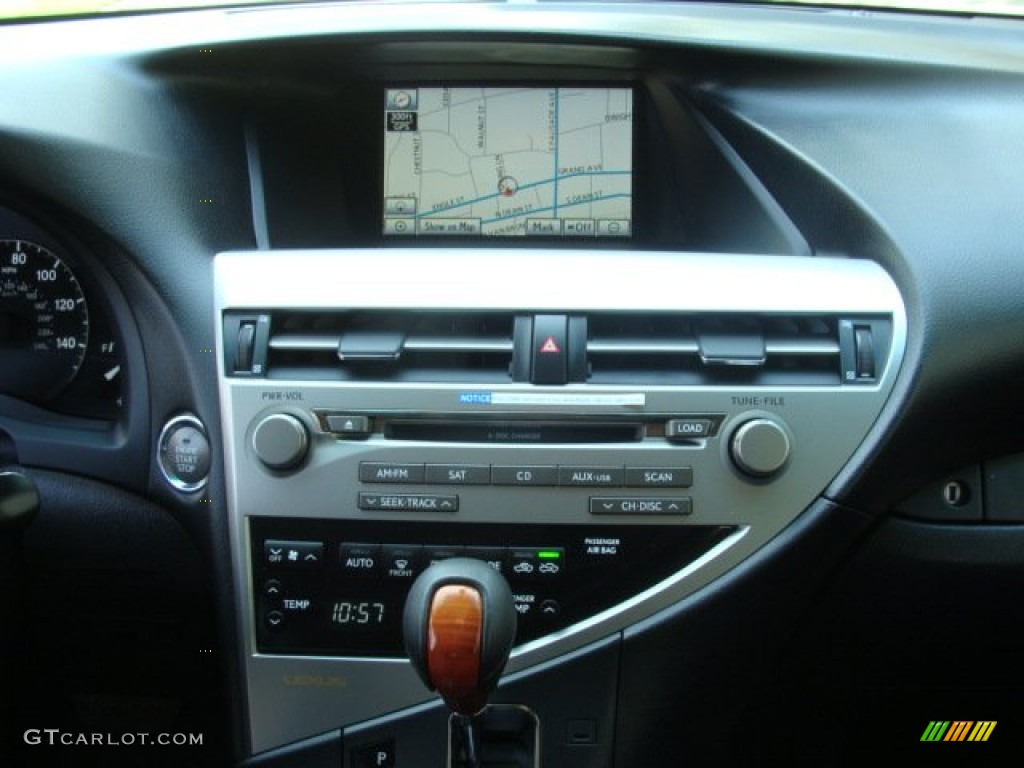 2010 RX 350 AWD - Truffle Brown Mica / Black/Brown Walnut photo #11