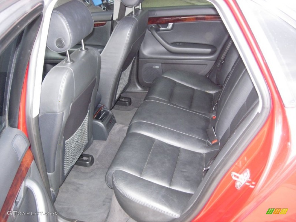 Ebony Interior 2003 Audi A4 3.0 quattro Sedan Photo #69783022