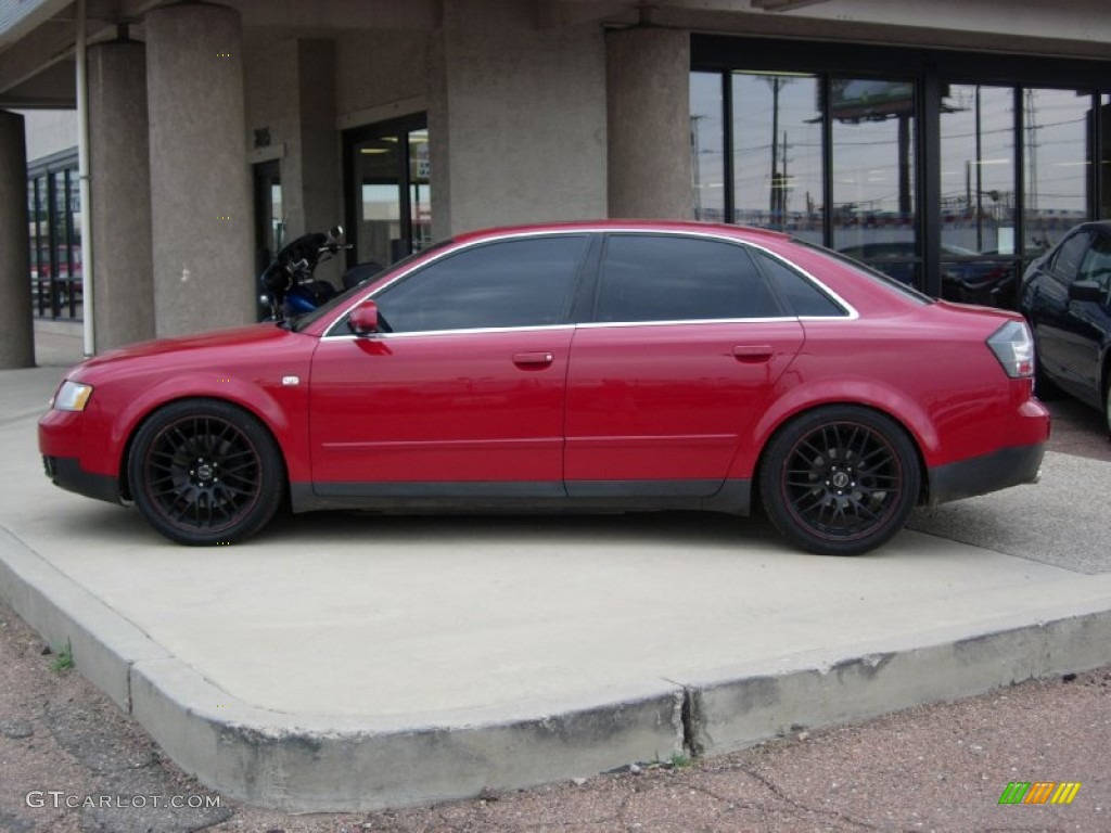 Amulet Red 2003 Audi A4 3.0 quattro Sedan Exterior Photo #69783046