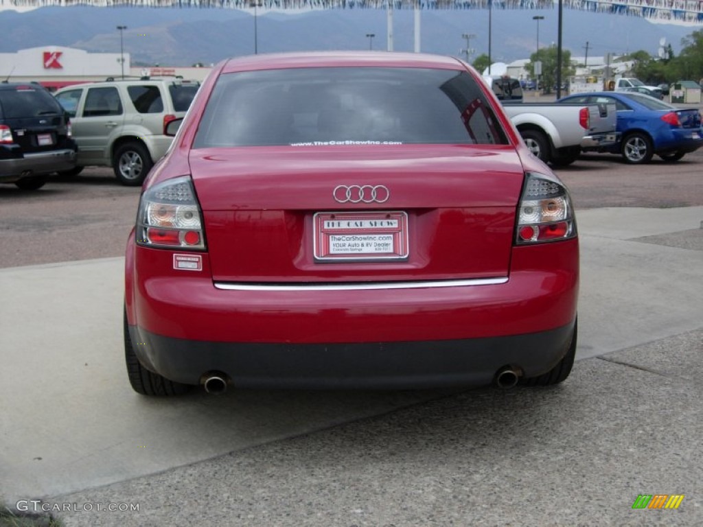 2003 A4 3.0 quattro Sedan - Amulet Red / Ebony photo #9