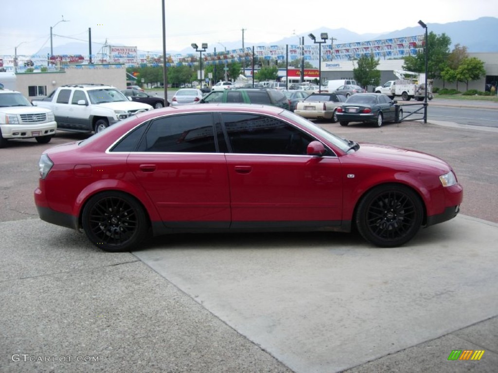 2003 A4 3.0 quattro Sedan - Amulet Red / Ebony photo #12