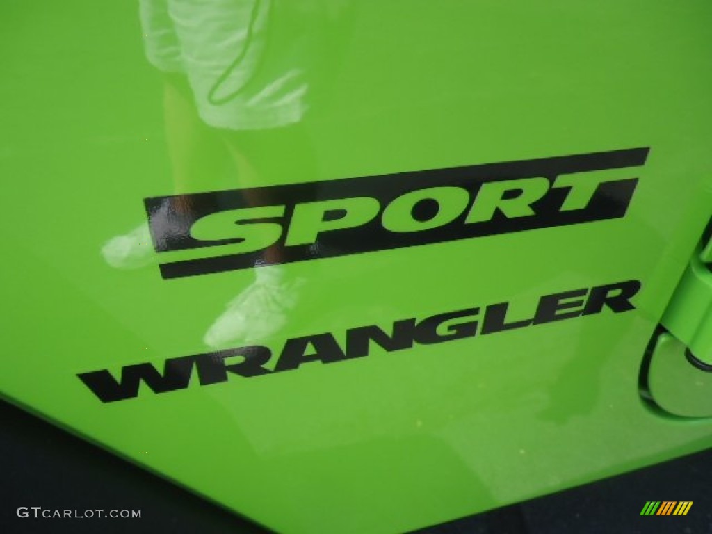 2013 Jeep Wrangler Sport 4x4 Marks and Logos Photo #69783289