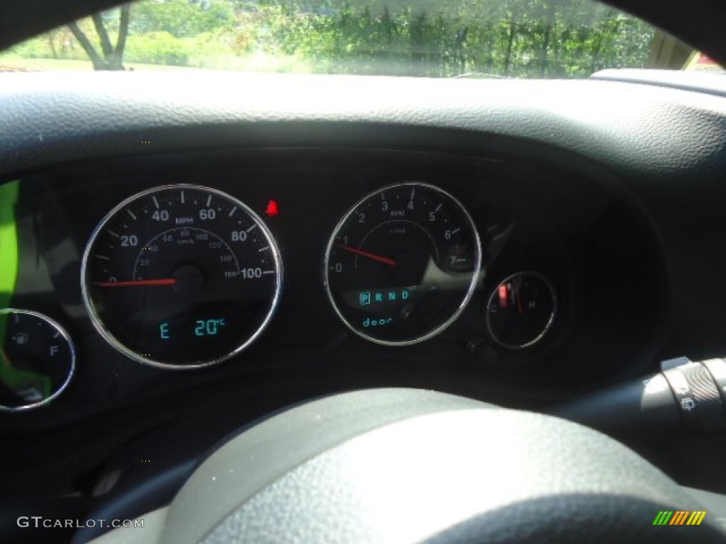 2013 Jeep Wrangler Sport 4x4 Gauges Photo #69783547