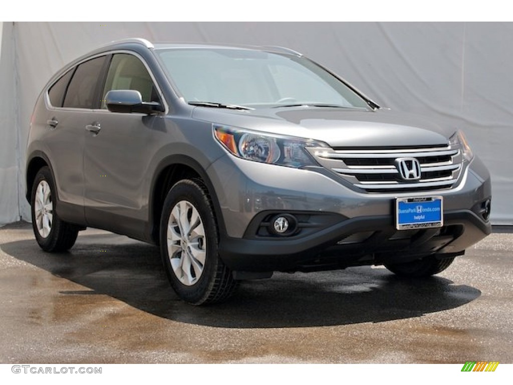 2012 CR-V EX-L - Polished Metal Metallic / Gray photo #1