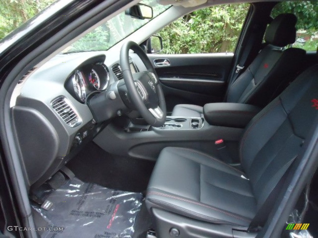 Black Interior 2012 Dodge Durango R/T AWD Photo #69784438