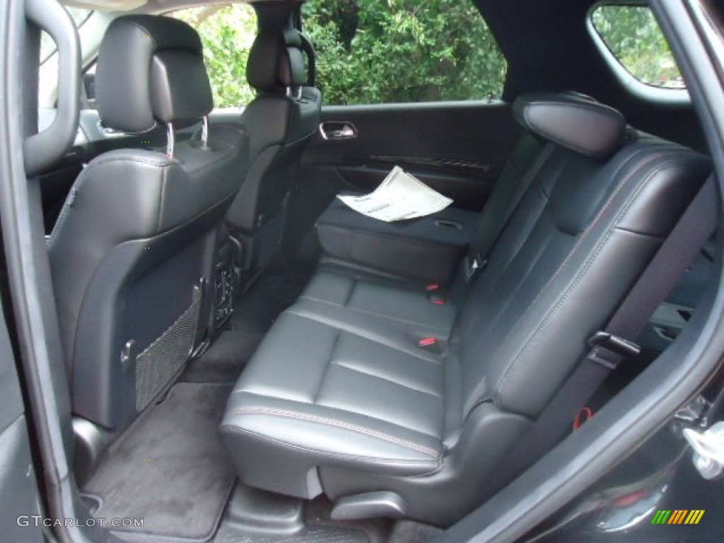 Black Interior 2012 Dodge Durango R/T AWD Photo #69784444
