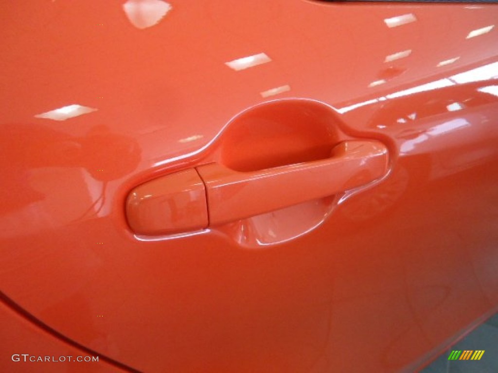 2012 Prius c Hybrid Four - Habanero / Black photo #10