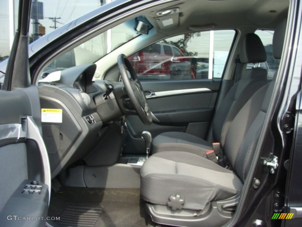 2010 Aveo LS Sedan - Black Granite / Charcoal photo #7