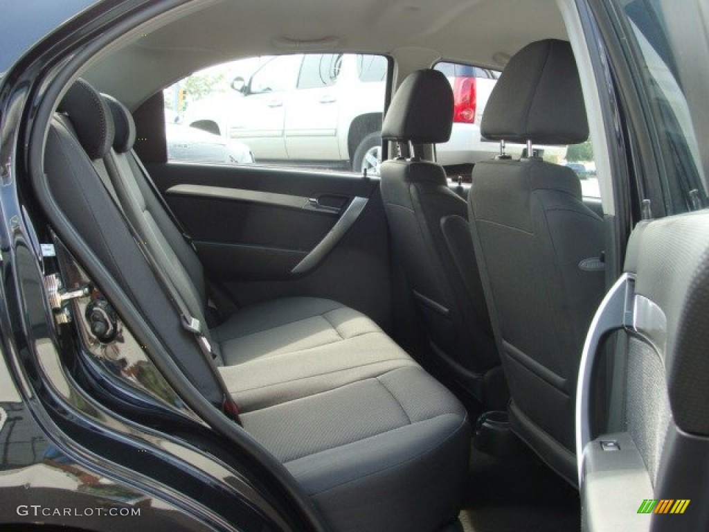2010 Aveo LS Sedan - Black Granite / Charcoal photo #12