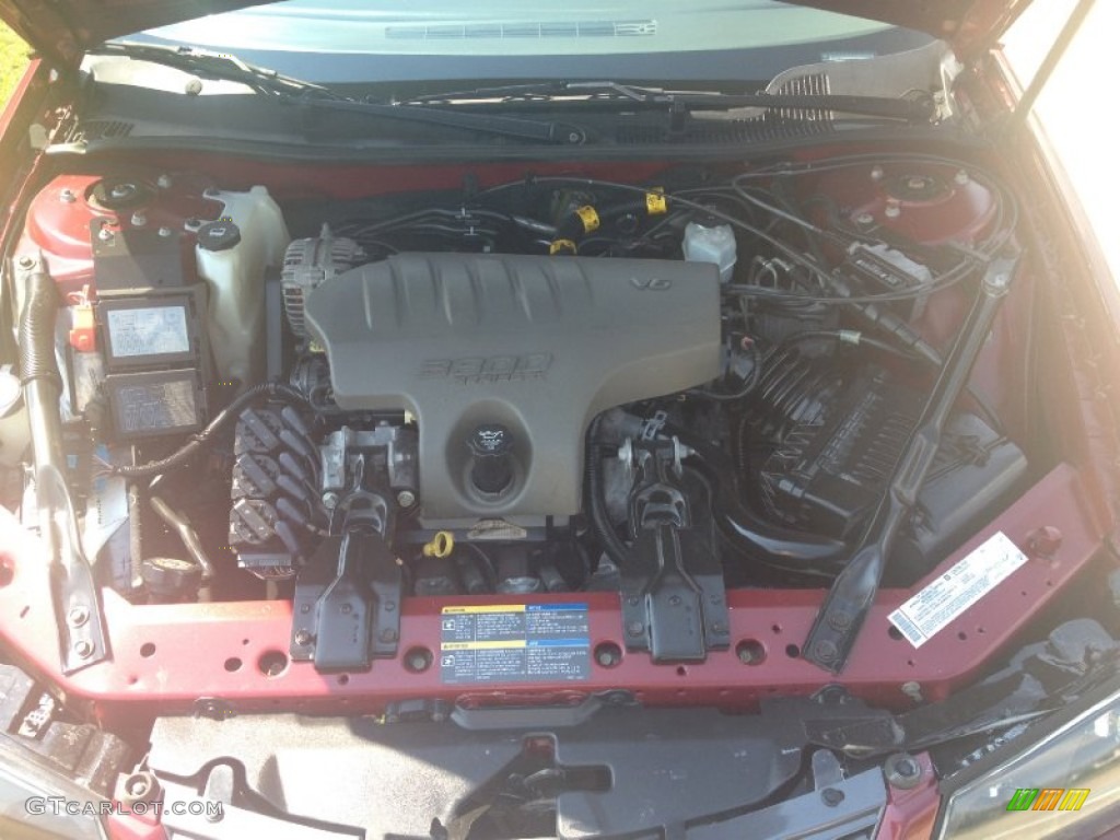 2005 Impala LS - Sport Red Metallic / Neutral Beige photo #49