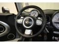 2009 Mini Cooper Punch Carbon Black Leather Interior Steering Wheel Photo