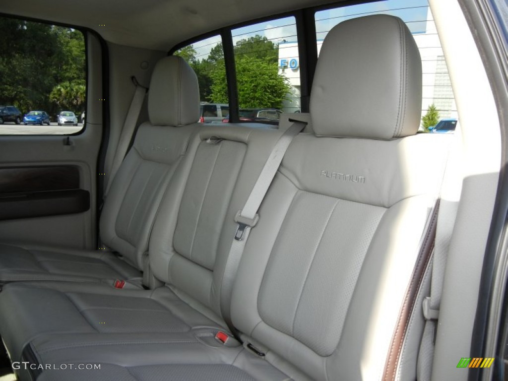 Medium Stone Leather/Sienna Brown Interior 2010 Ford F150 Platinum SuperCrew 4x4 Photo #69793462