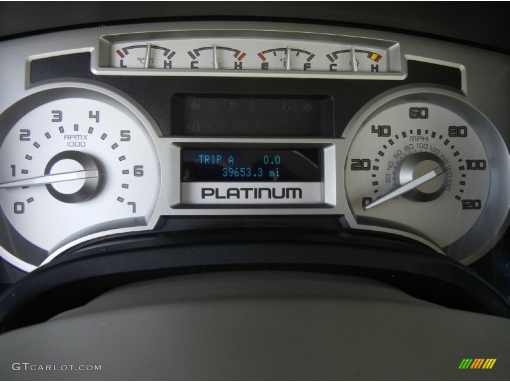 2010 Ford F150 Platinum SuperCrew 4x4 Gauges Photo #69793516
