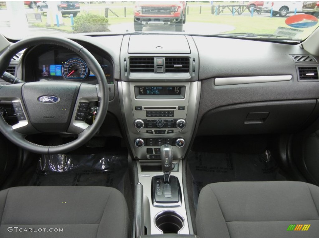 2010 Ford Fusion Hybrid Charcoal Black Dashboard Photo
