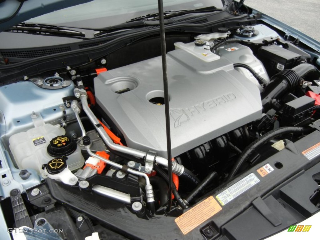 2010 Ford Fusion Hybrid 2.5 Liter DOHC 16-Valve VVT Atkinson Cycle 4 Cylinder Gasoline/Electric Hybrid Engine Photo #69793822