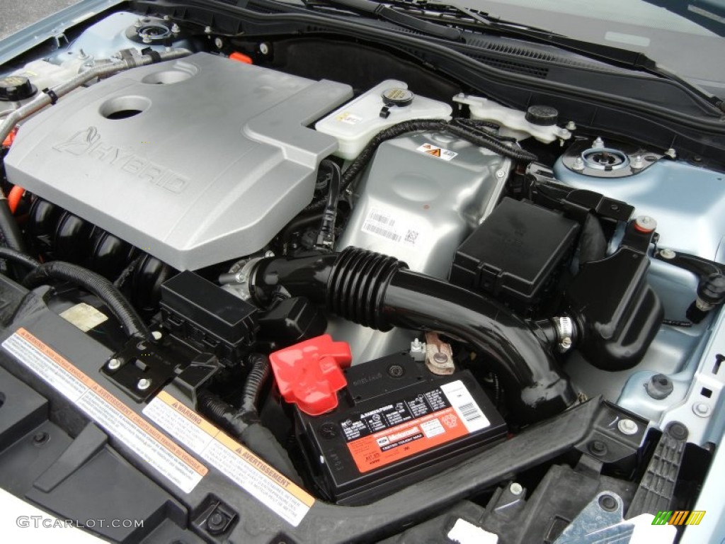 2010 Ford Fusion Hybrid 2.5 Liter DOHC 16-Valve VVT Atkinson Cycle 4 Cylinder Gasoline/Electric Hybrid Engine Photo #69793832