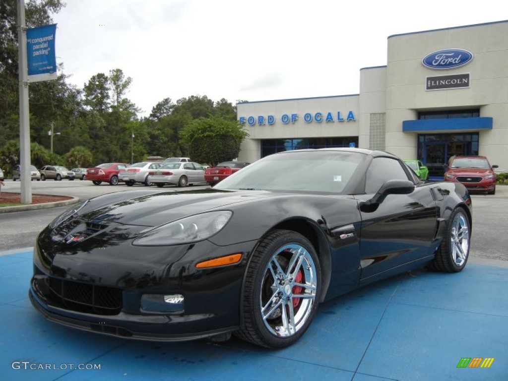 Black Chevrolet Corvette