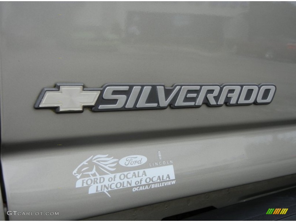 2003 Silverado 1500 LS Extended Cab - Light Pewter Metallic / Medium Gray photo #9