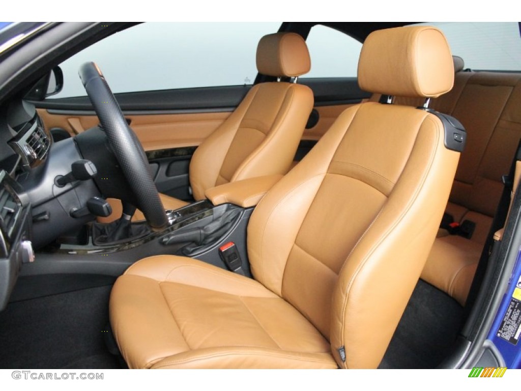 Saddle Brown Dakota Leather Interior 2010 BMW 3 Series 335i Coupe Photo #69795541