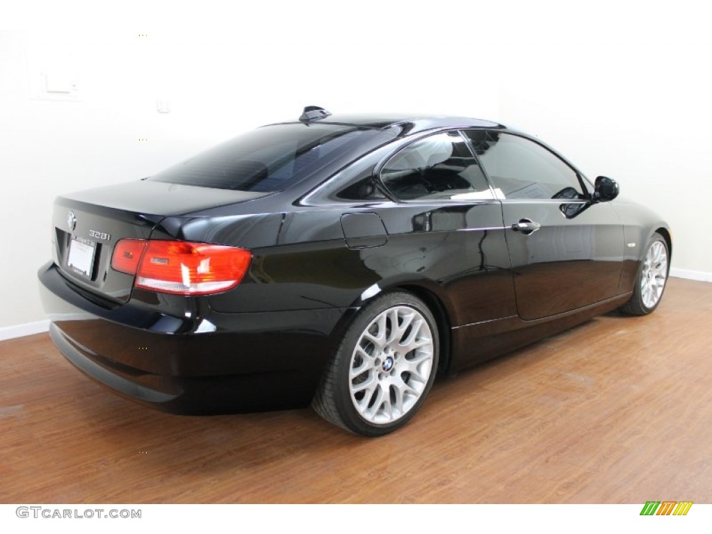 2010 3 Series 328i Coupe - Jet Black / Black photo #4