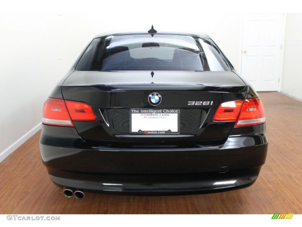 2010 3 Series 328i Coupe - Jet Black / Black photo #7