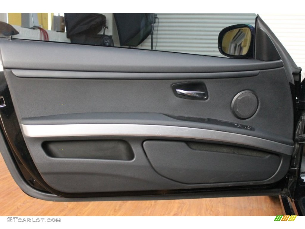 2010 BMW 3 Series 328i Coupe Black Door Panel Photo #69795910