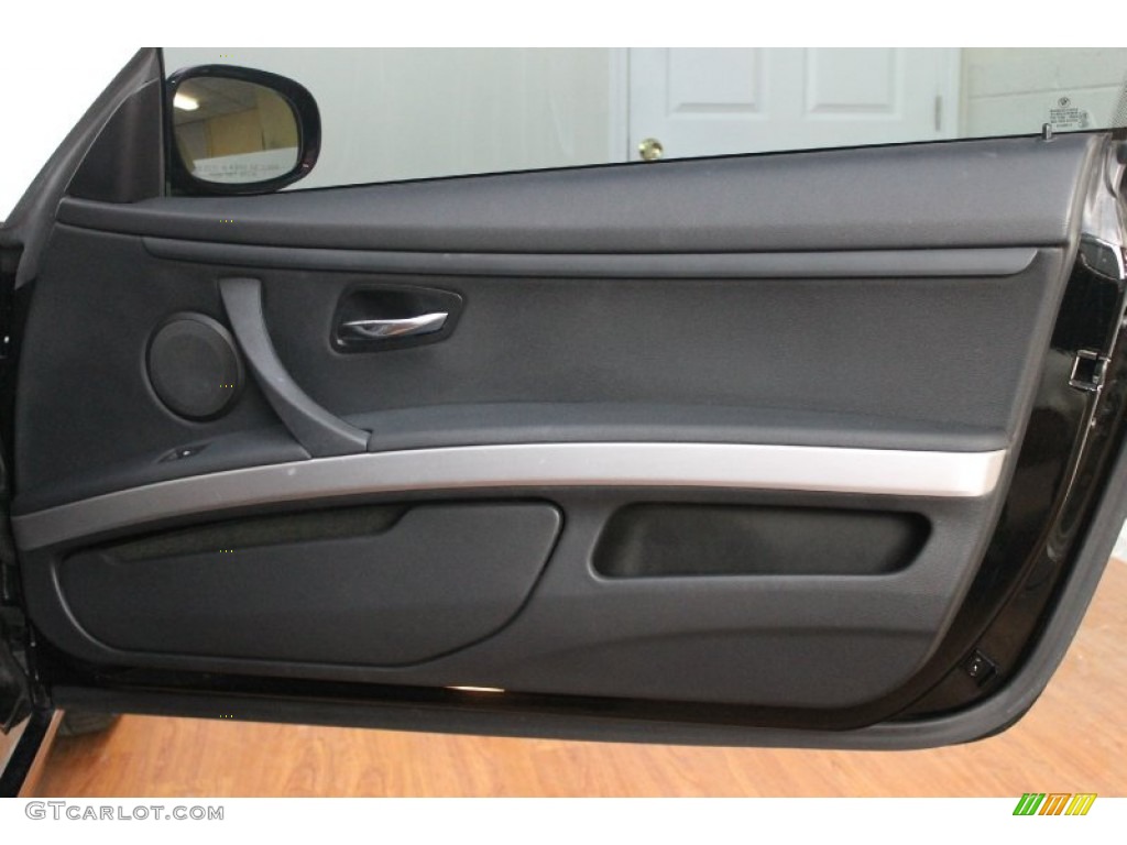 2010 BMW 3 Series 328i Coupe Black Door Panel Photo #69795919