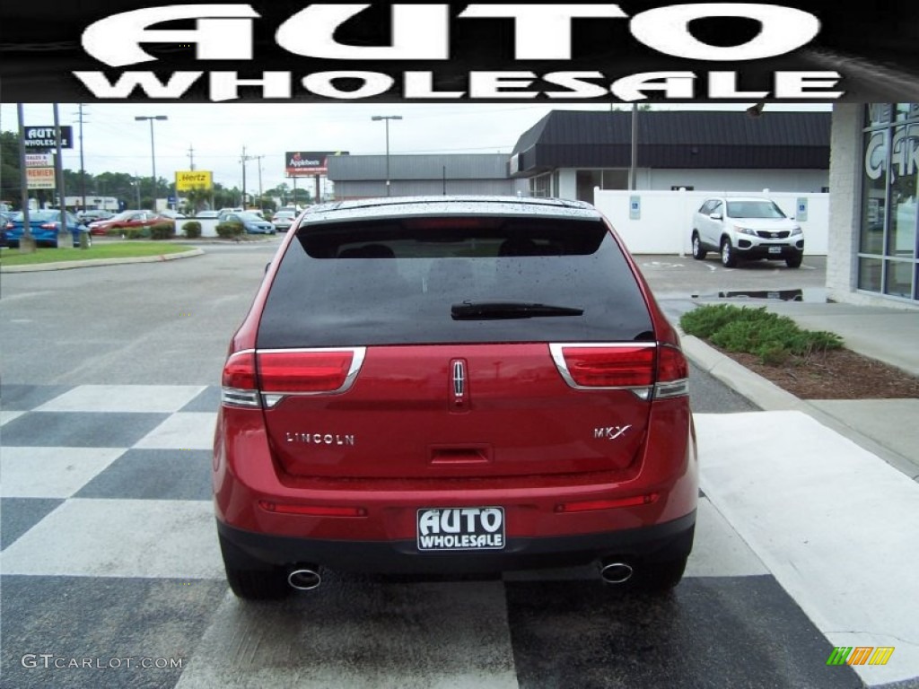 2011 MKX FWD - Red Candy Metallic / Medium Light Stone photo #3